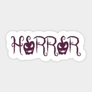 HORROR PUMPKIN v.3 Sticker